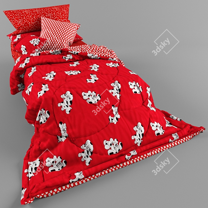 Comfort Dream Bed 3D model image 1