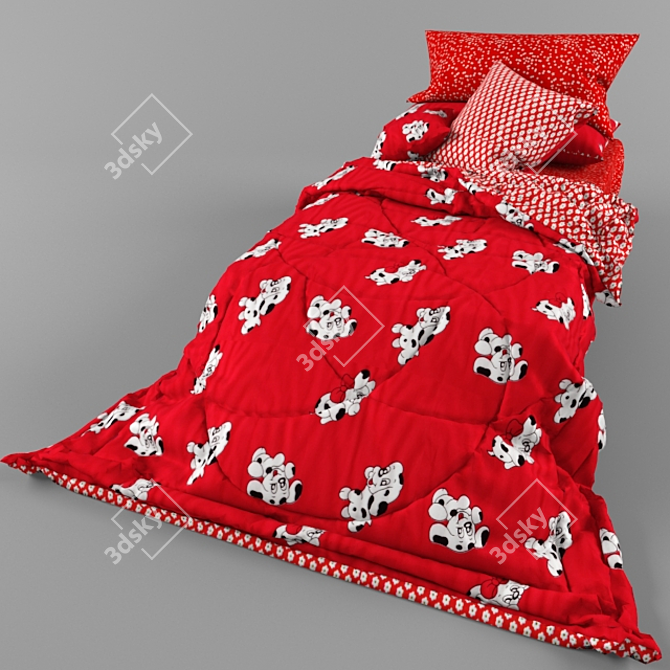 Comfort Dream Bed 3D model image 2