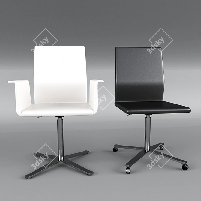 Sleek Fino Armchair: Modern Design 3D model image 1