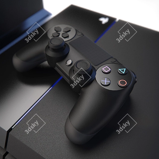 Sony PS4: Ultimate Gaming Console 3D model image 2