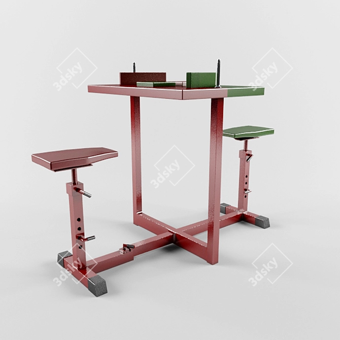 Arm Wrestle Table 3D model image 1