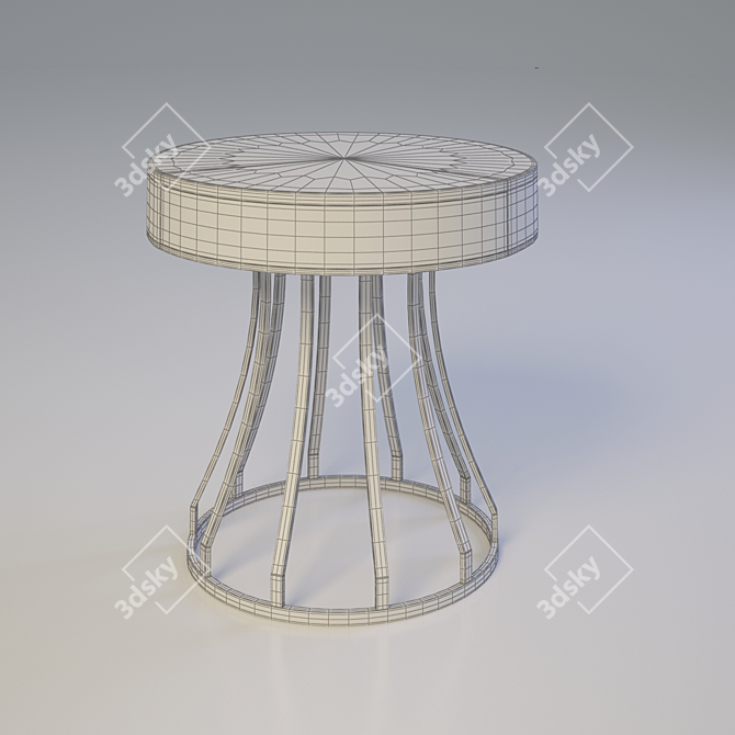 Baxter Jules Nightstand 3D model image 2