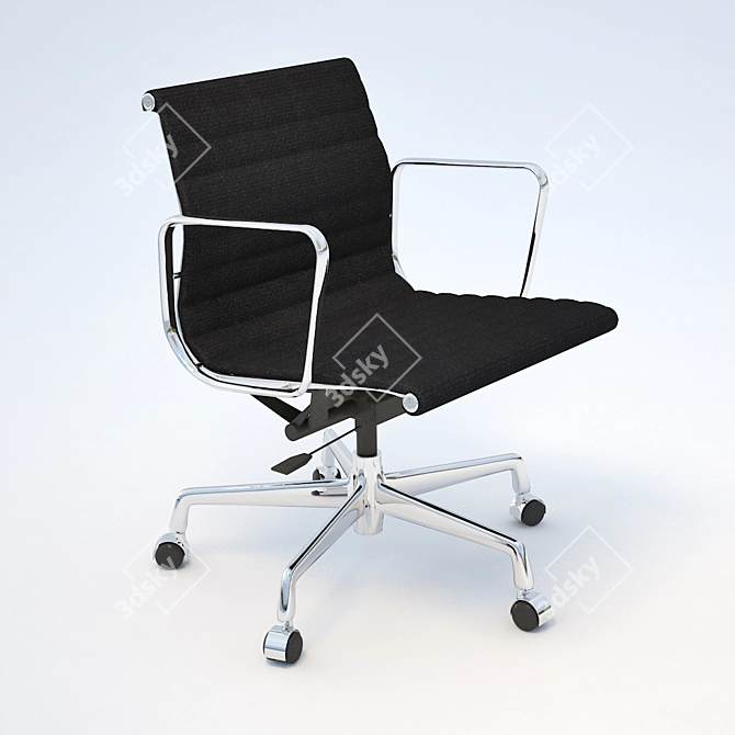 Eames 117 Chair: Iconic Design in 3D 3D model image 1