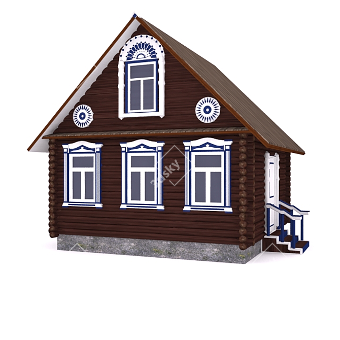 Title: Ancient Tatar Dwelling 3D model image 1