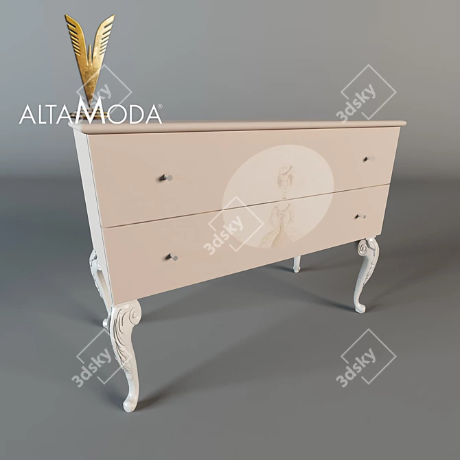 Monnalisa Locker by AltaModa (102x47x79) 3D model image 1