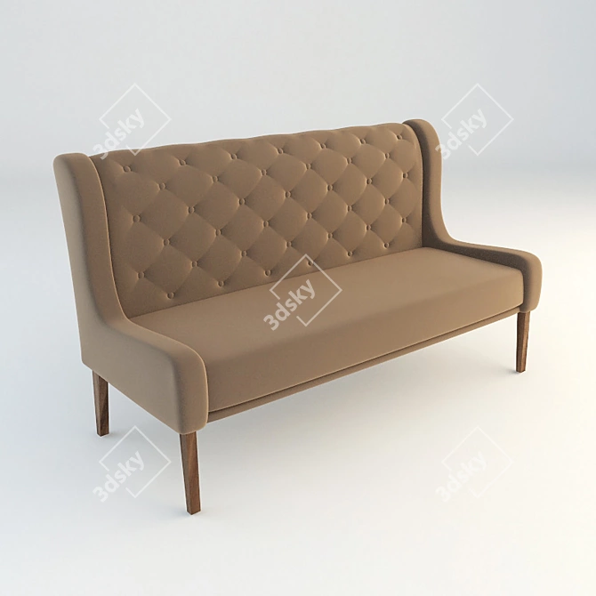 Title: Customized Made-to-Order Sofa 3D model image 1