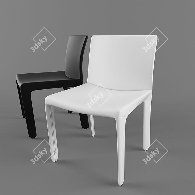 Modern TESS Chair: Cattelan Italia 3D model image 1