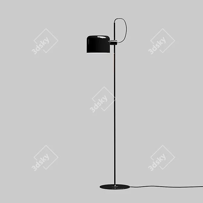 Elegant Coupe Floor Lamp 3D model image 1