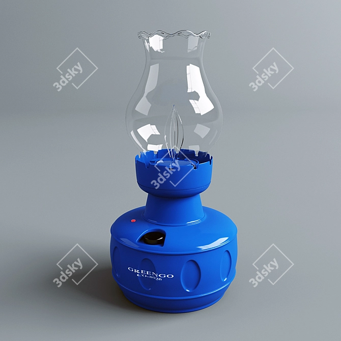 Modern LED Electric Lamp 3D model image 1