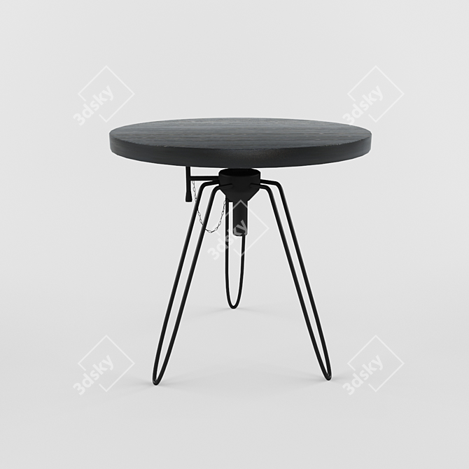 Modern Adjustable Diesel Moroso Table 3D model image 1