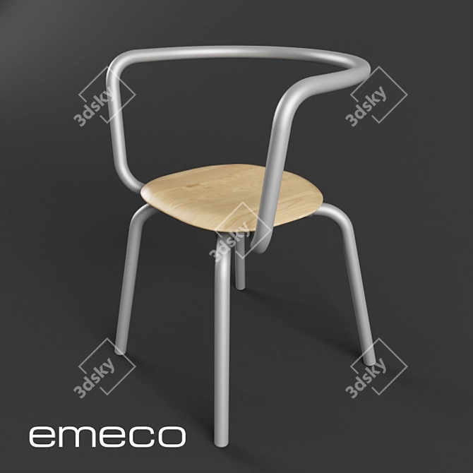 Emeco Parrish Art Museum Chair 3D model image 1