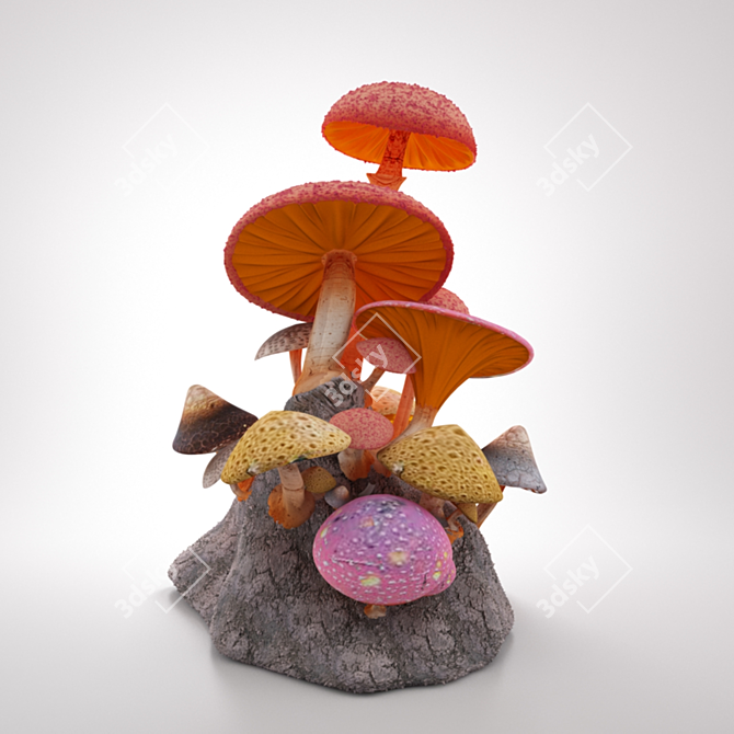 3D Fungal Creation Kit 3D model image 2