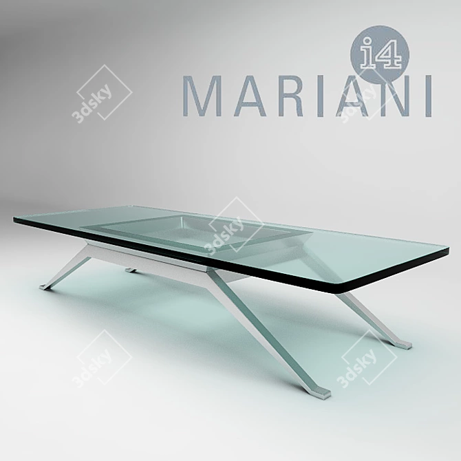 Apollo Collection Table by i4 Mariani 3D model image 1