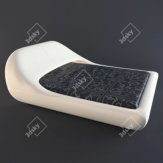 Sleepy Double Bed - Tonin Casa 7863-M 3D model image 1
