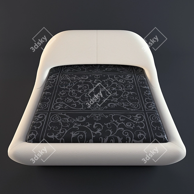 Sleepy Double Bed - Tonin Casa 7863-M 3D model image 3