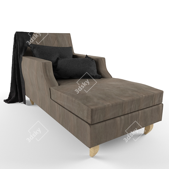 Elegant Meridienne: Modern Comfort! 3D model image 1