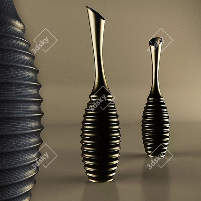 Elegant Floor Vase: Model 27805 3D model image 1