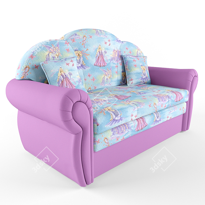 Child's Sofa Bed - 2100х1030х1300 (ДхШхВ) 3D model image 1