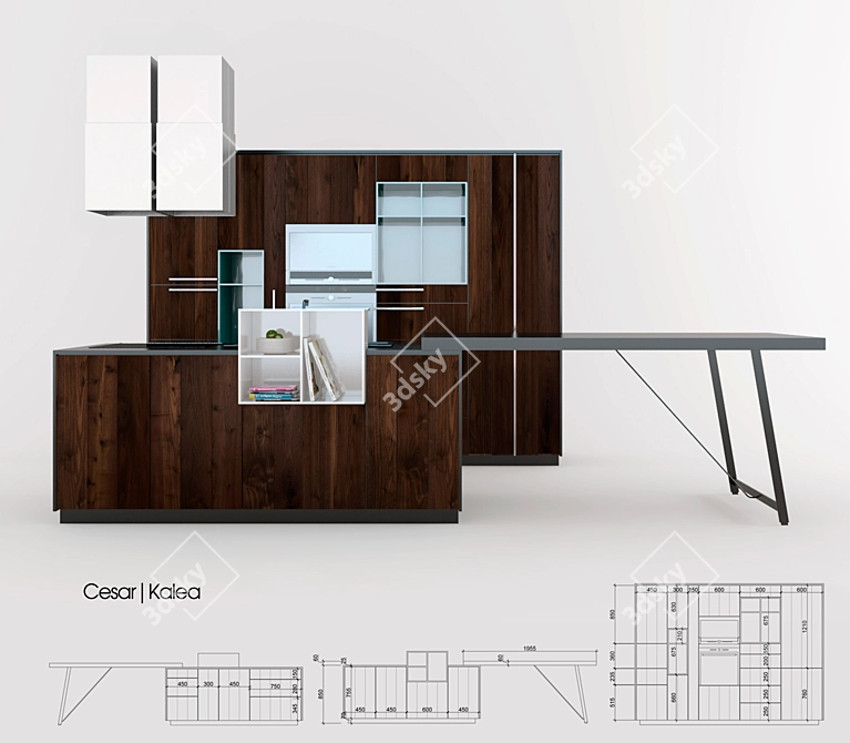 Cesar Kalea: Customized Design Excellence 3D model image 1