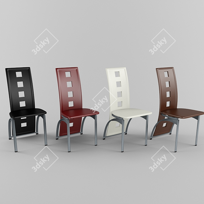 Elegant Yoshi Chair 107 3D model image 2