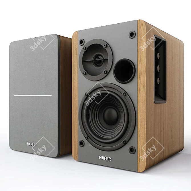 Edifier R1280T Bookshelf Speakers 3D model image 1