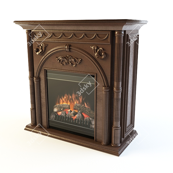  Cozy Hearth: The Perfect Fireplace 3D model image 1