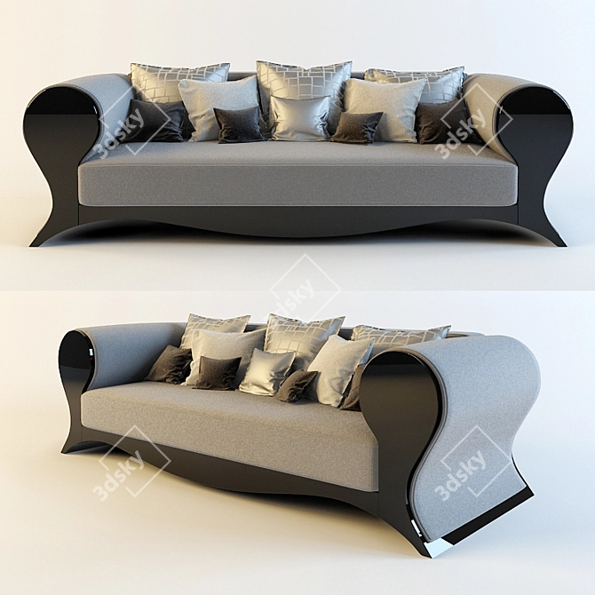 Roberto Luxury Sofa 3D model image 1