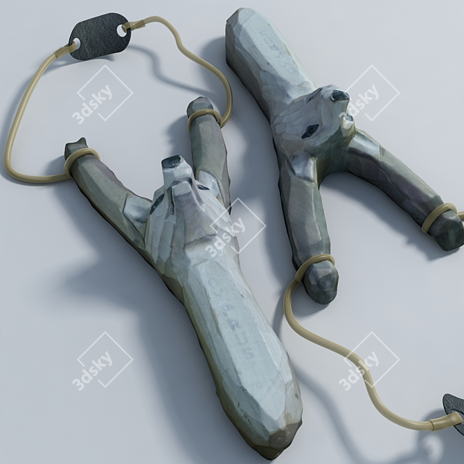 Wolf Slingshot: Powerful and Unique 3D model image 1