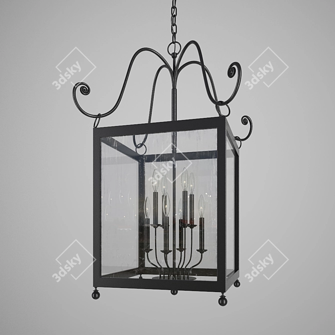 Illuminating Elegance: Troy Lighting F2338 3D model image 1