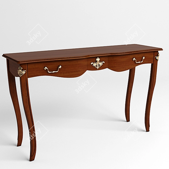 Timeless Console Elegance 3D model image 1