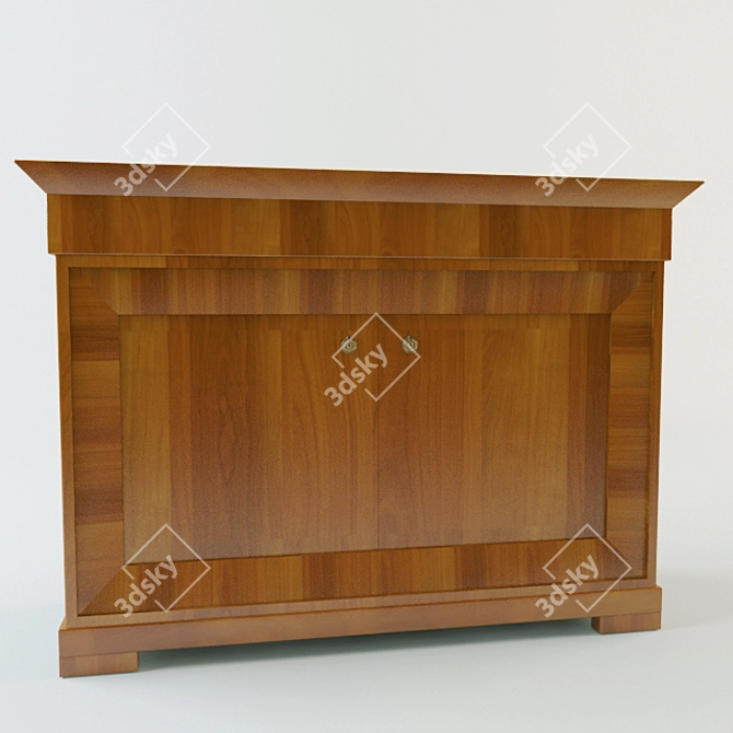 Modern Mini Bar Dresser 3D model image 2