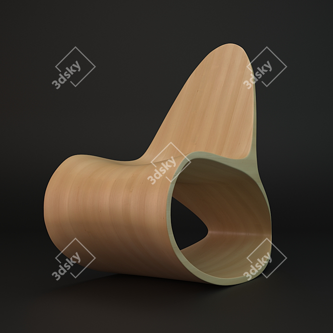 Handcrafted Ocean Rocker 3D model image 1