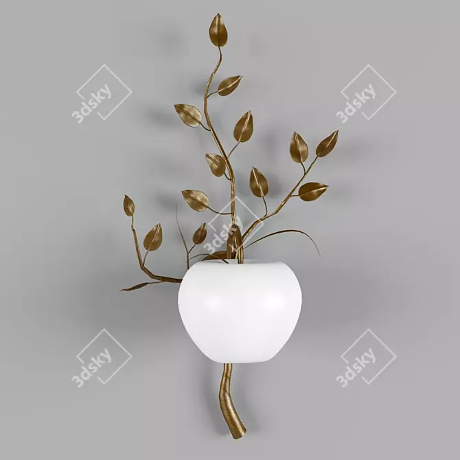 Title: German Fmb Sconce: Forged Elegance 3D model image 1