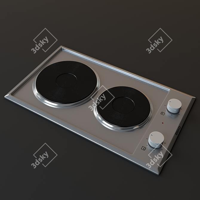 Beko HDCE 32200 X Electric Cooktop 3D model image 1