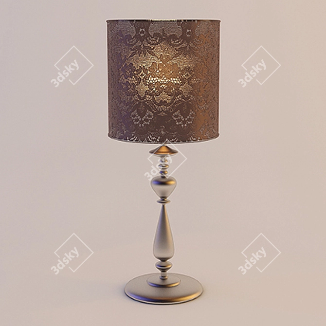 Title: Mystic Glow Table Lamp 3D model image 1