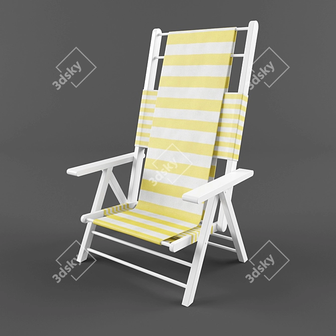 Foldable Outdoor Chair 3D model image 1
