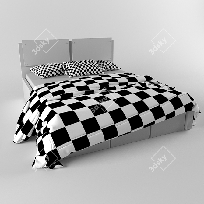 City Dreams Bed 3D model image 2