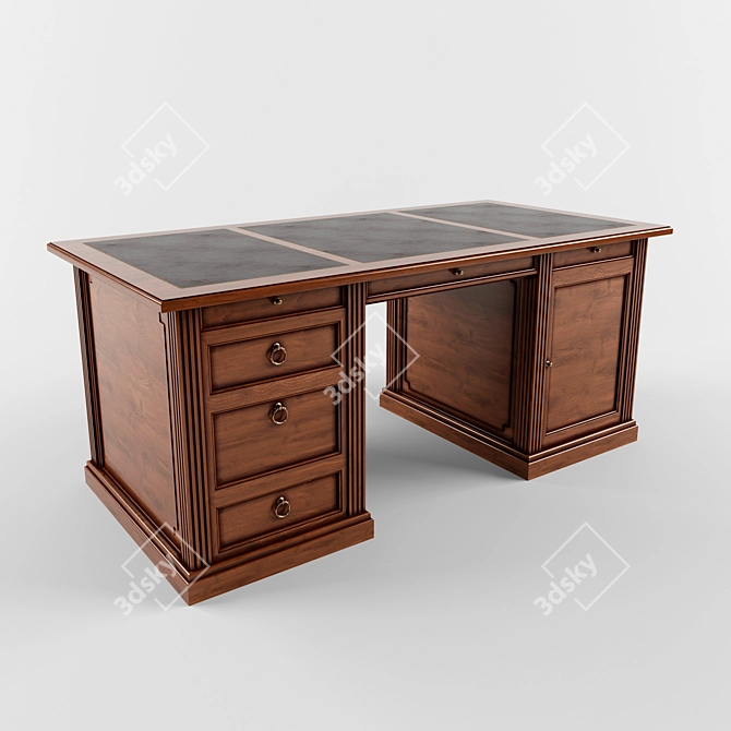 Elegant Desk Selva Bernini 3D model image 1