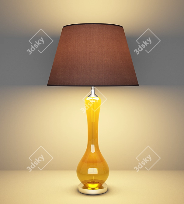 Elegant Glow: Table Lamp2 3D model image 1