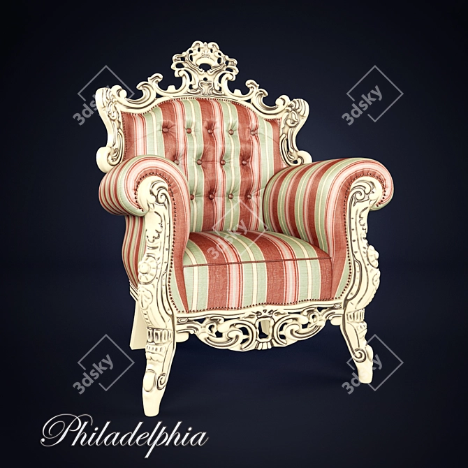 Philadelphia Chair 3D model image 1