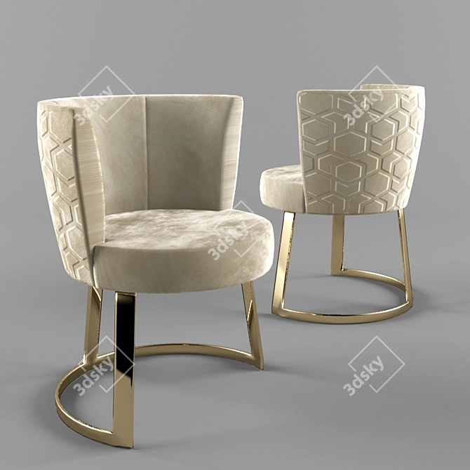 Luxurious Textured Loveluxe Cloe 3D model image 1