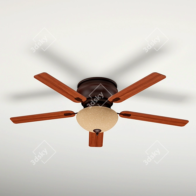 Westinghouse Everett II Ceiling Fan 3D model image 1