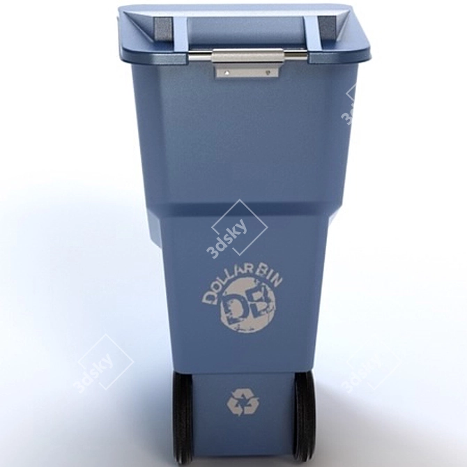 3D Recycling Bin Models: Clean & Dirty Shaders 3D model image 3