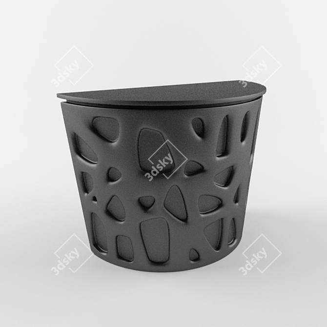 Bird's Nest Dressing Table 3D model image 1