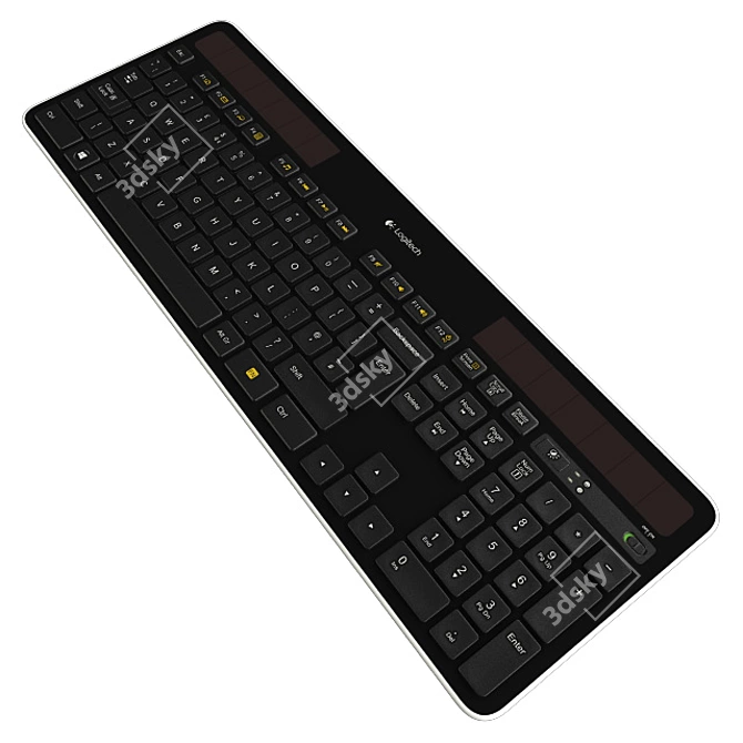 Effortless Typing with Logitech K750 3D model image 2