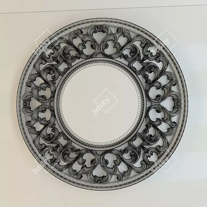 Elegant HD Mirror - 89cm x 45.7cm 3D model image 3