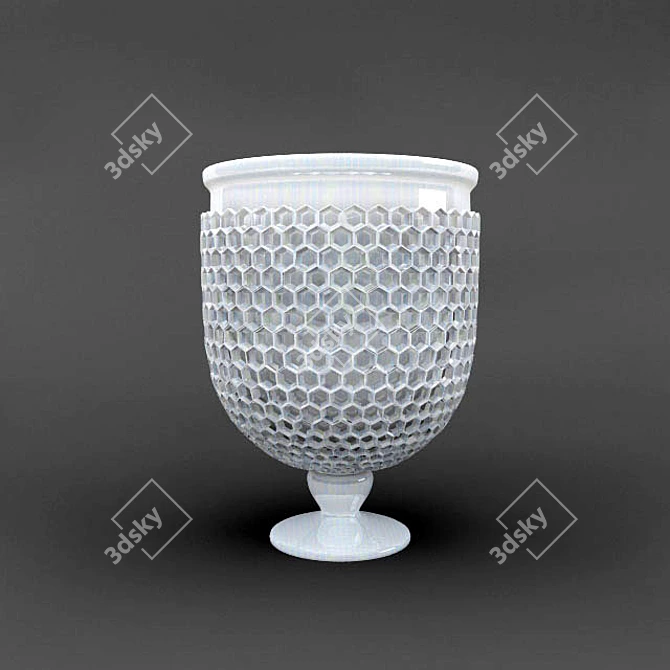 Greek Goddess Vase: Timeless Elegance 3D model image 1