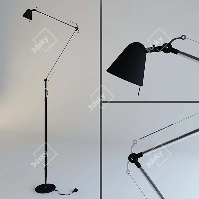 UPBU Floor Reading Lamp 3D model image 1