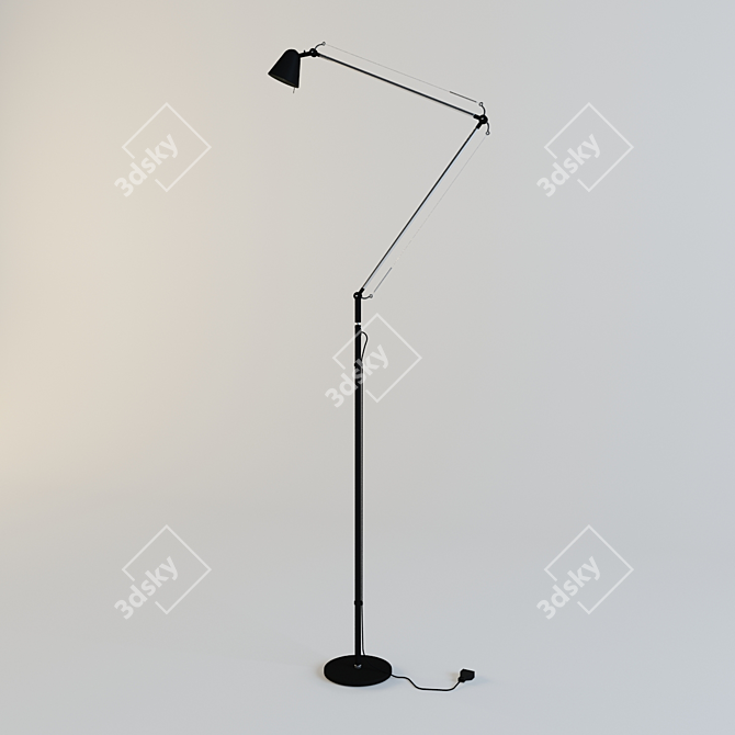 UPBU Floor Reading Lamp 3D model image 2