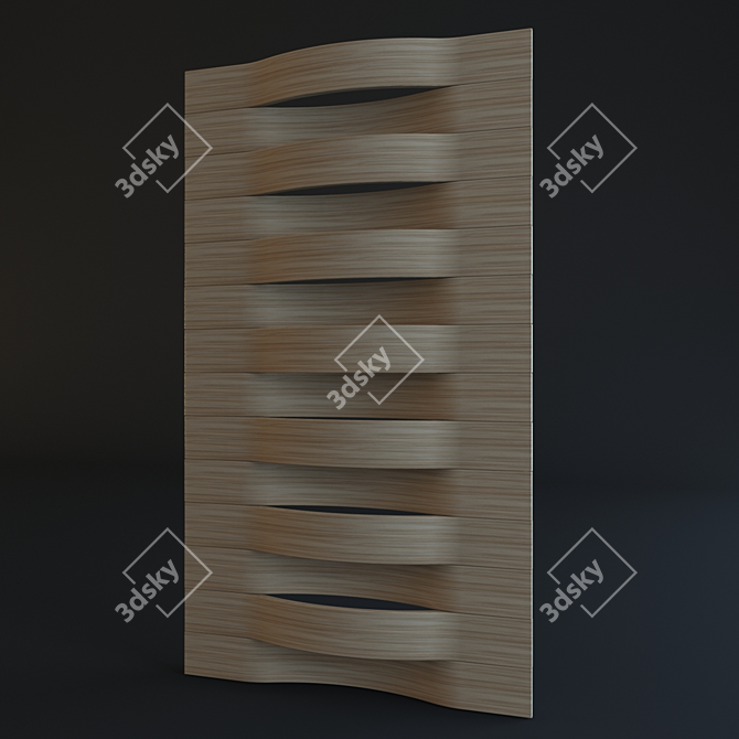 Wood I-Radium Infrared Radiator 3D model image 1